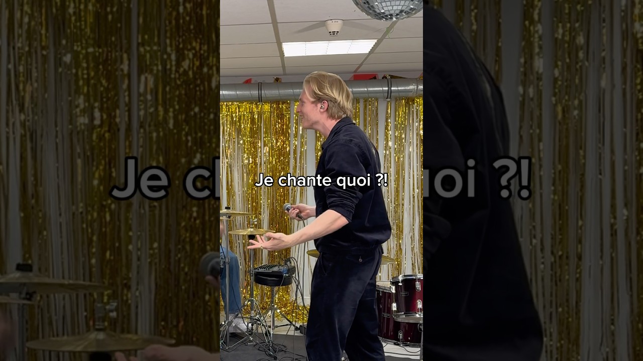Il improvise des paroles en direct 😱