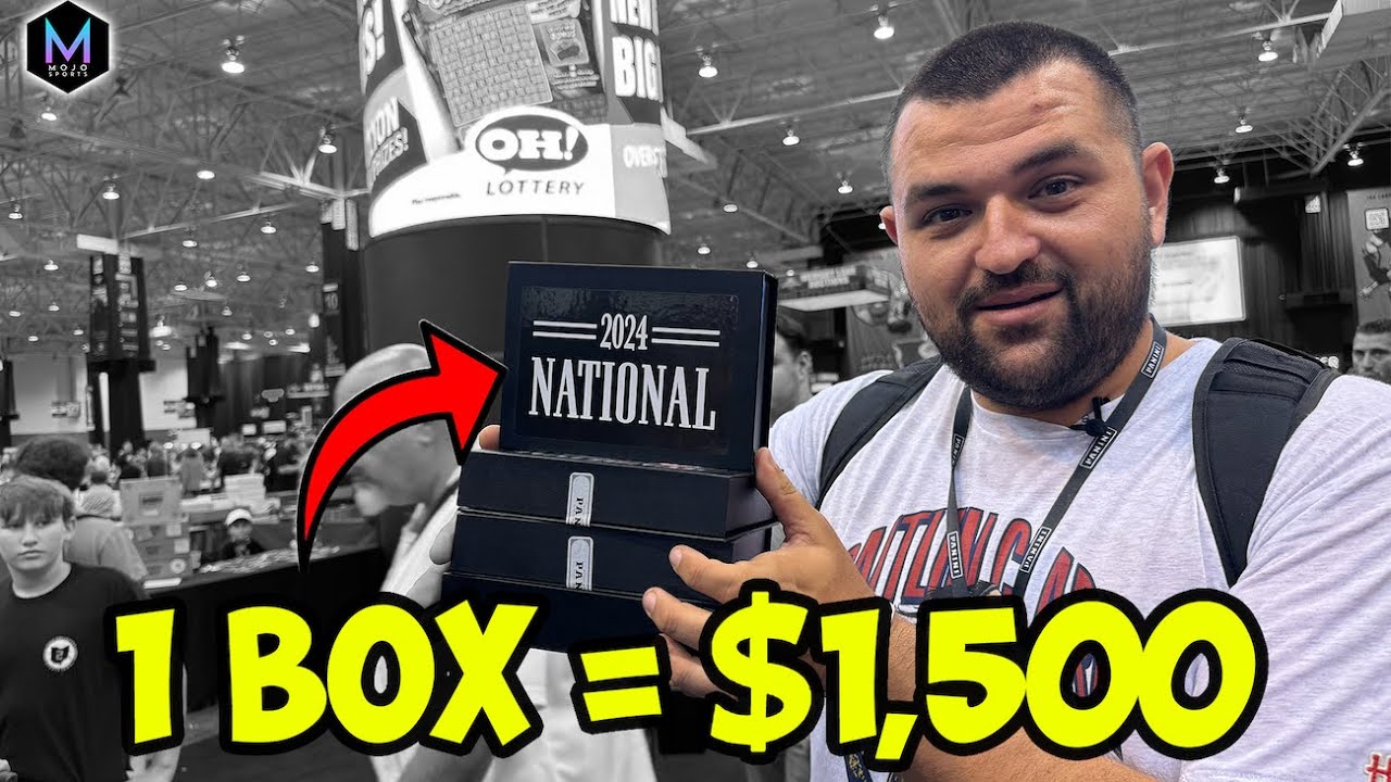OPENING 1/1 INSANE PANINI BLACK BOXES AT THE NATIONAL CARD SHOW 2024