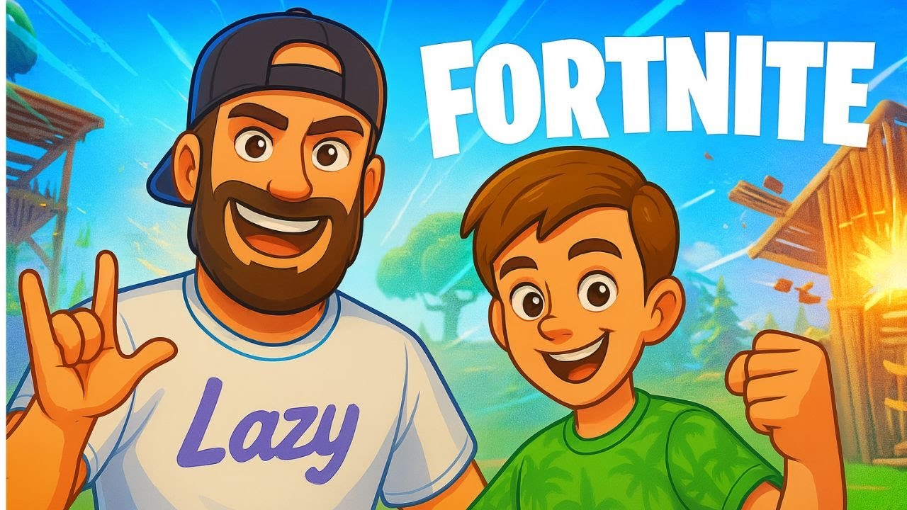 FORTNITE: MAAR MET VADER EN ZOON!🥇(Familievriendelijk)