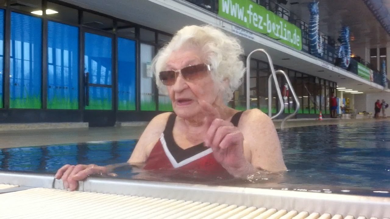 100-j&auml;hrige: Lucie Schlicht ist 100 und schwimmt seit 98 Jahren