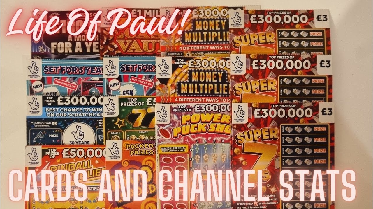 £40 of scratch cards. A mix of £5, £3 and £2 scratch cards from the Lottery