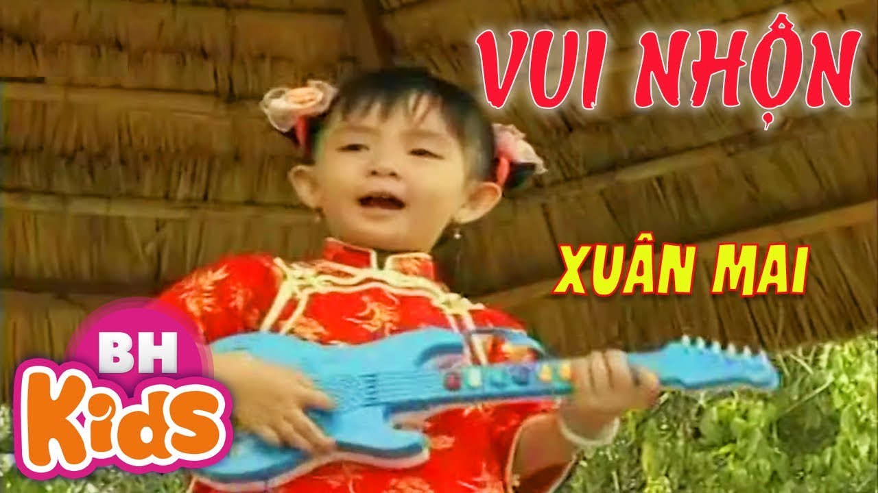 Nhạc Thiếu Nhi Vui Nhộn Bé Xuân Mai 3 Tuổi ♫ Múa Đàn Tình Tang ♫ Tay Thơm Tay Ngoan