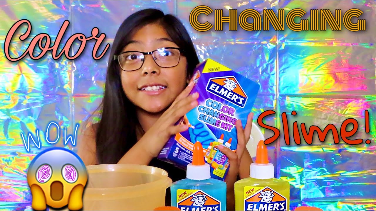 ELMER'S COLOR CHANGING SLIME KIT |DIY SLIME| Jay's World