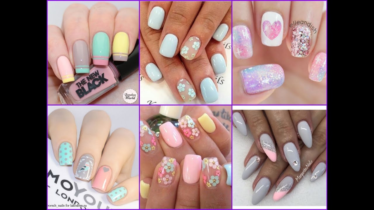 Gorgeous Pastel Nail Art Compilation - Spring Nail Trend 2018