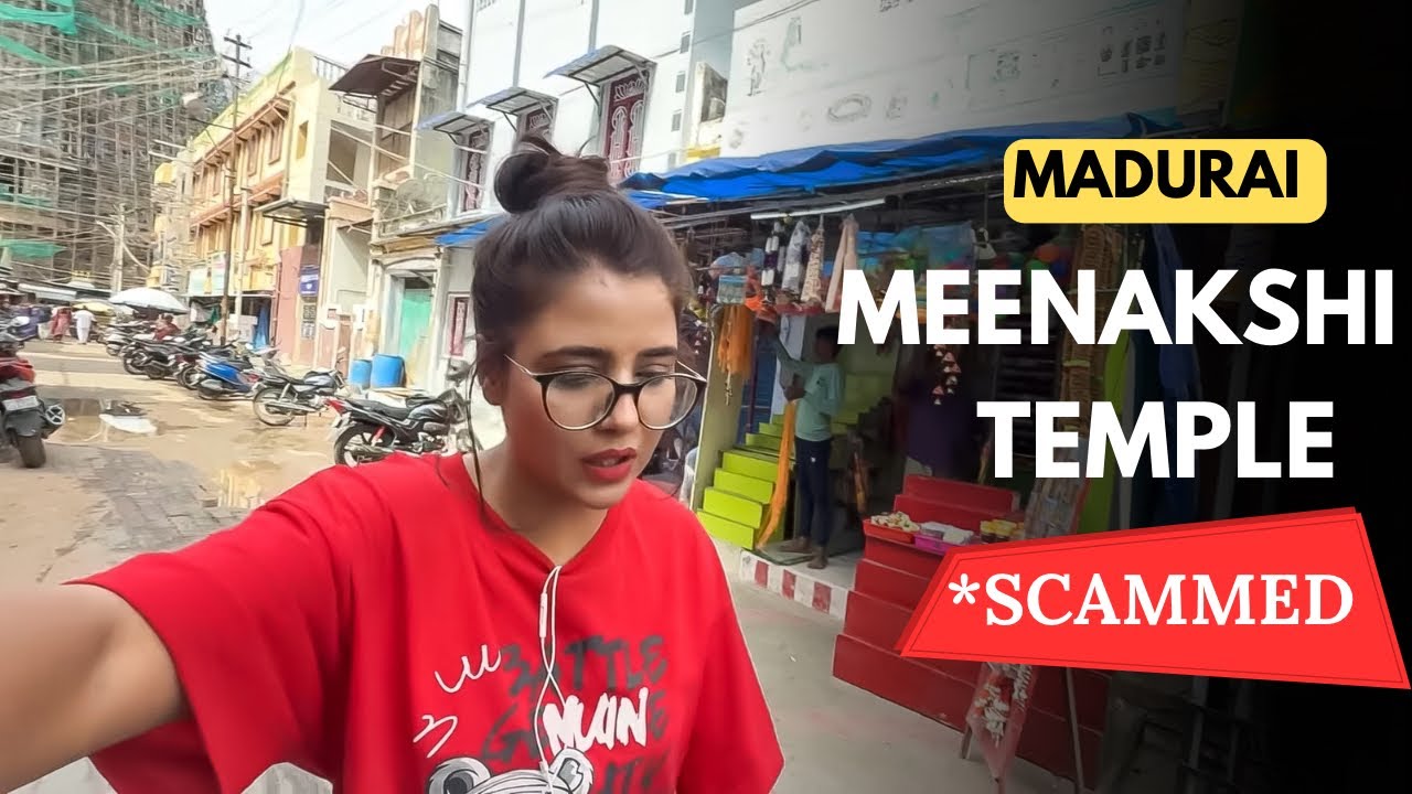 Day 23/101: I got *Scammed at Meenakshi Temple Visit in Madurai: SOLO TRAVEL 🙏 #101dayssolotravel