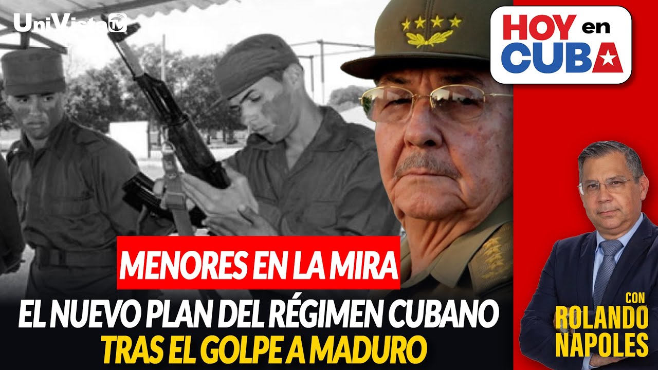 💣 Menores en la mira: el nuevo plan del régimen cubano tras el golpe a Maduro