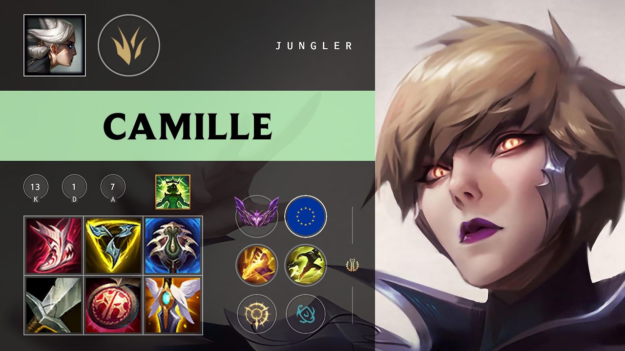 Camille Jungle vs Graves - EUNE Master Patch 26.10