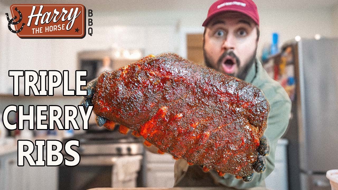 Smoked Ribs with INSANE Cherry Flavor! | Harry the Horse BBQ