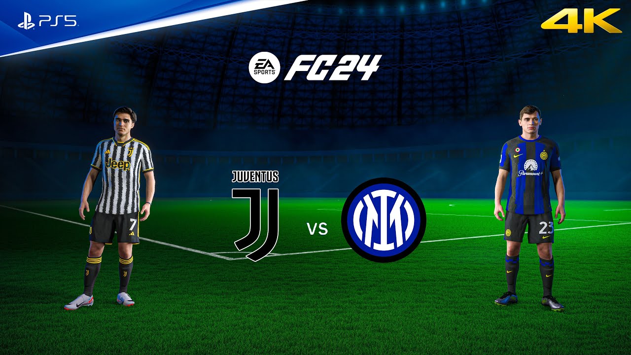 FIFA 24 - Juventus vs Inter Milan | EA Sports FC SuperCup Final Match Gameplay | PS5&trade; [4K60]