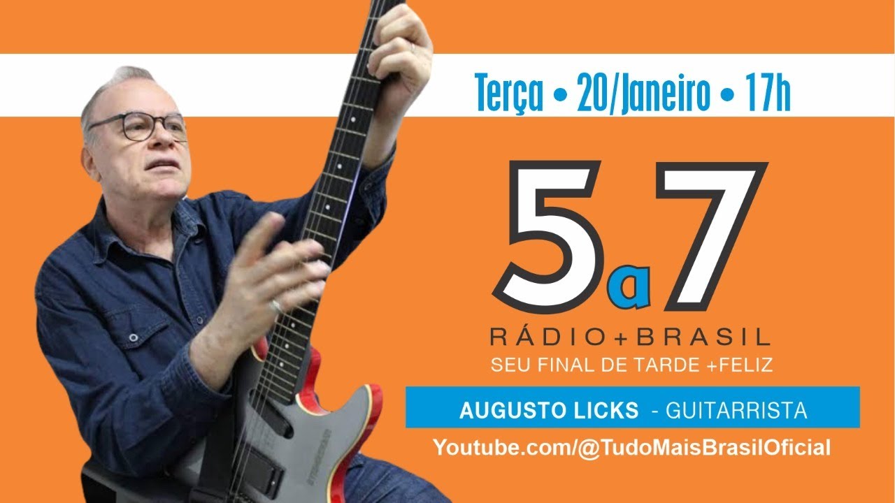 Programa 5a7 | Hoje com AUGUSTO LICKS  - guitarrista