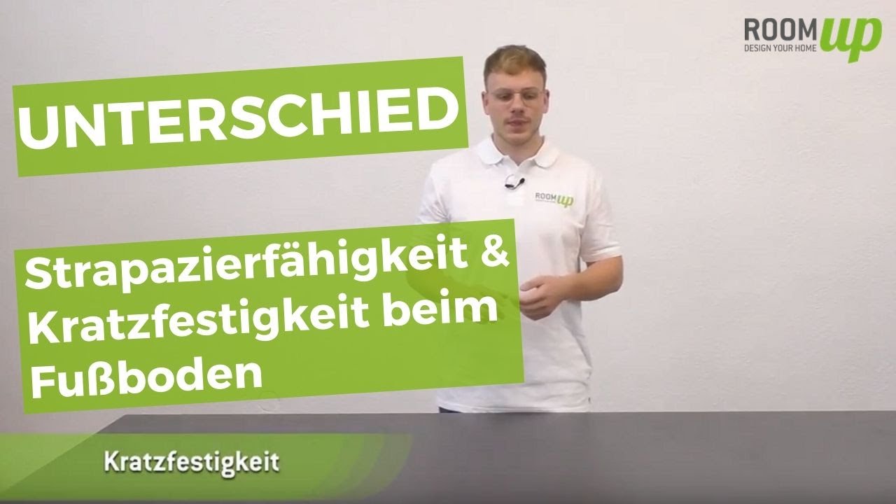 Unterschied Strapazierf&auml;higkeit und Kratzfestigkeit beim Fu&szlig;boden