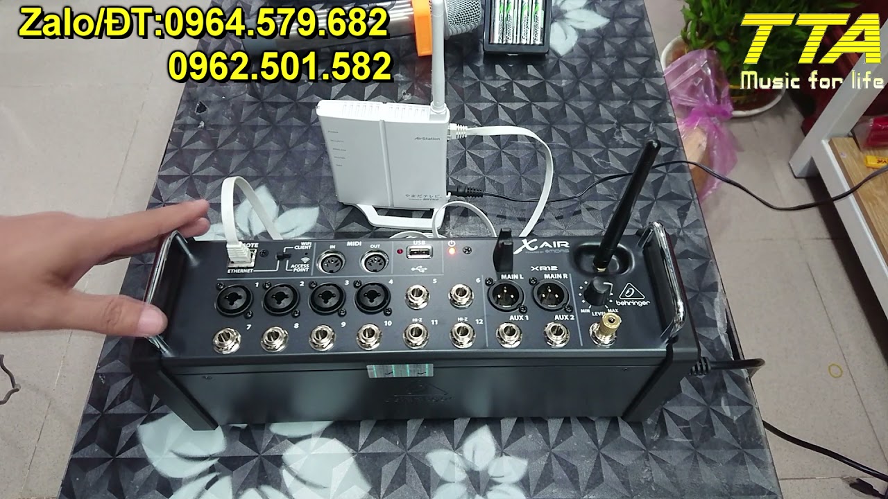Router Wifi - Giải pháp chống Lag cho mixer số họ XR của Behringer