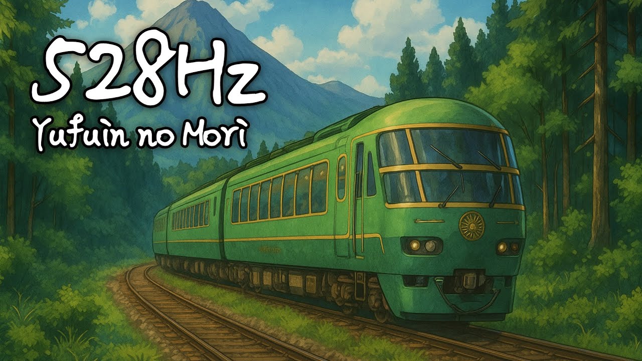 由布院之森：綠意列車的療癒旅程｜1小時 528Hz Lo-fi &times; 山林靜謐 &times; 專注讀書與工作背景音樂｜chill mix/study/work | #music #playlist #bgm