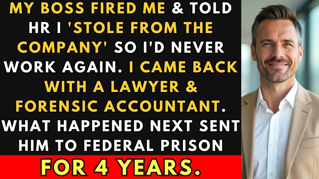 My Boss Fired Me & Told HR I 'Stole From The Company' So I'd Never Work Again  I Came Back With