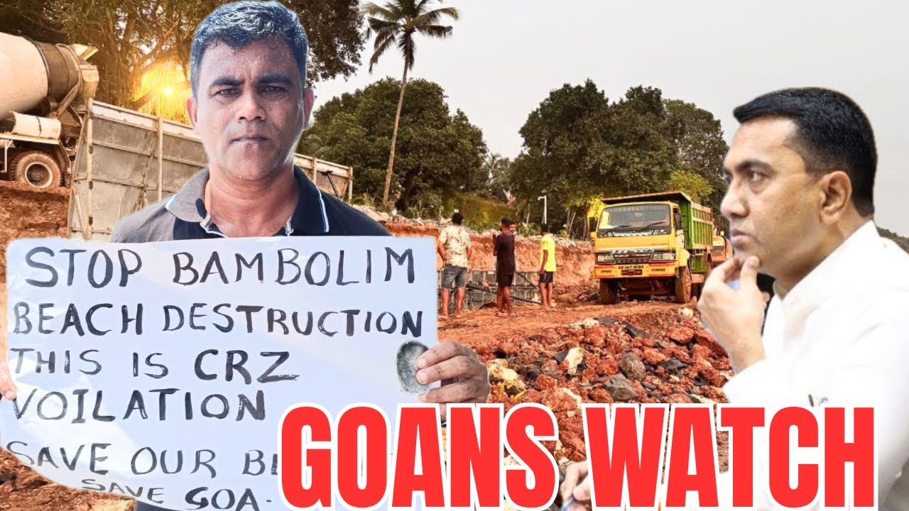 BJP FAILED GOA! Xencor Polgi Slams Govt On Bambolim Beach Destruction