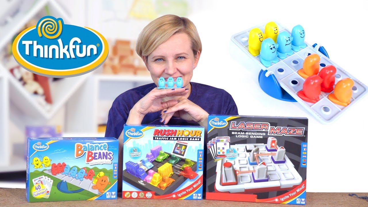 Gry Thinkfun, Godziny szczytu, Gravity Maze, Balansujące fasolki, Libra Gdynia