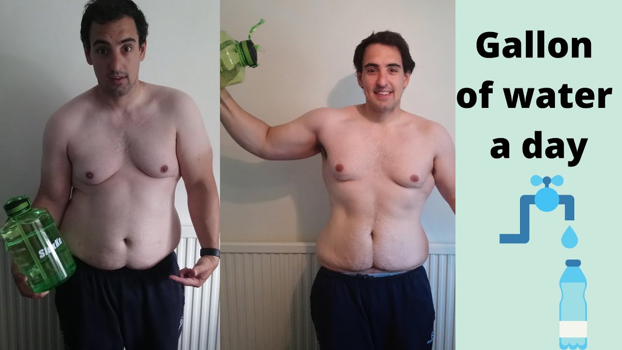 Gallon of water a day for 30 days | Drinking water to help with weight loss