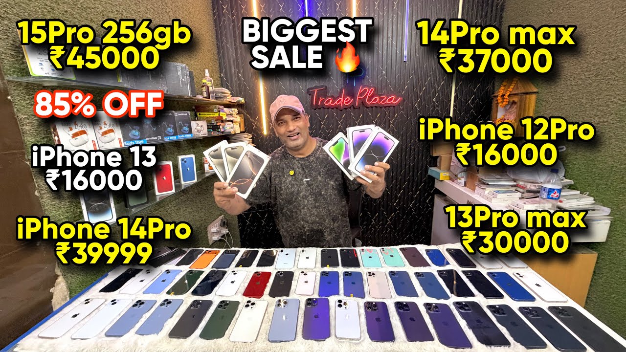 Biggest iPhone Sale Ever 🔥| Cheapest iPhone Market | Second Hand Mobile | iPhone 16 Pro iPhone 17