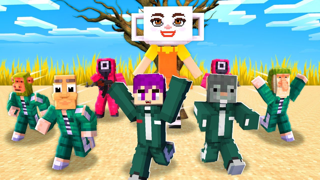 الهروب مع سحس الفار من البنت القاتلة باليرينا كابتشينو.. (لعبة الحبار)!! 😱🔥