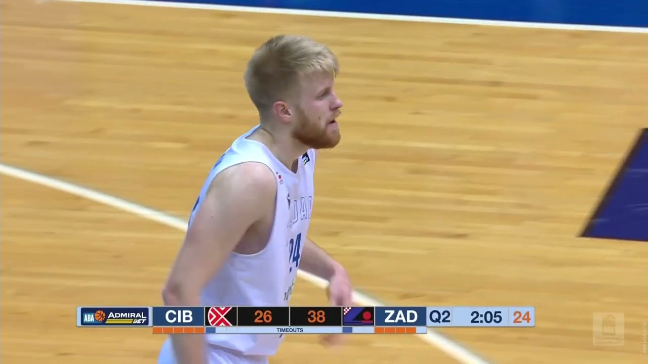 AdmiralBet ABA League 2022/23 highlights, Round 24: Cibona - Zadar (8.4.2023)