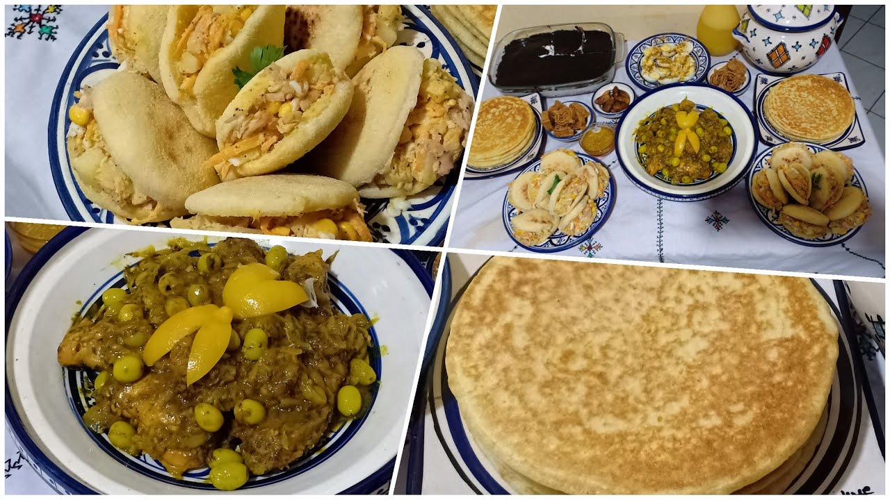 افكار بسيطة لمائدة إفطار رمضانية المخنفر / دجاج بالزيتون و الحامض مصير + بطبوط صغير معمر
