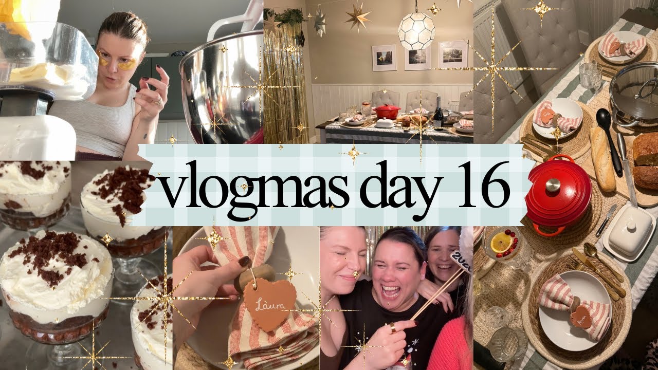 Рождественская кухня - Готовим ужин для вечеринки - Vlogmas, день 16