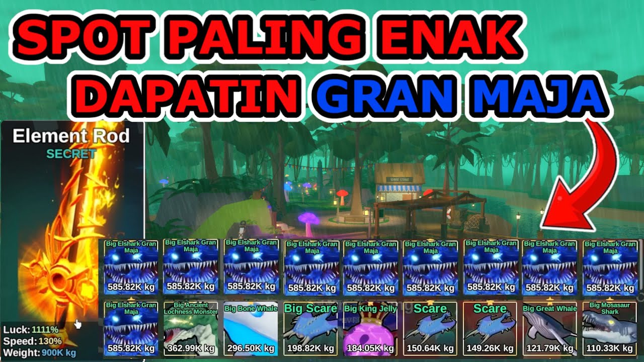 spot paling enek dapatin elshark gran maja,