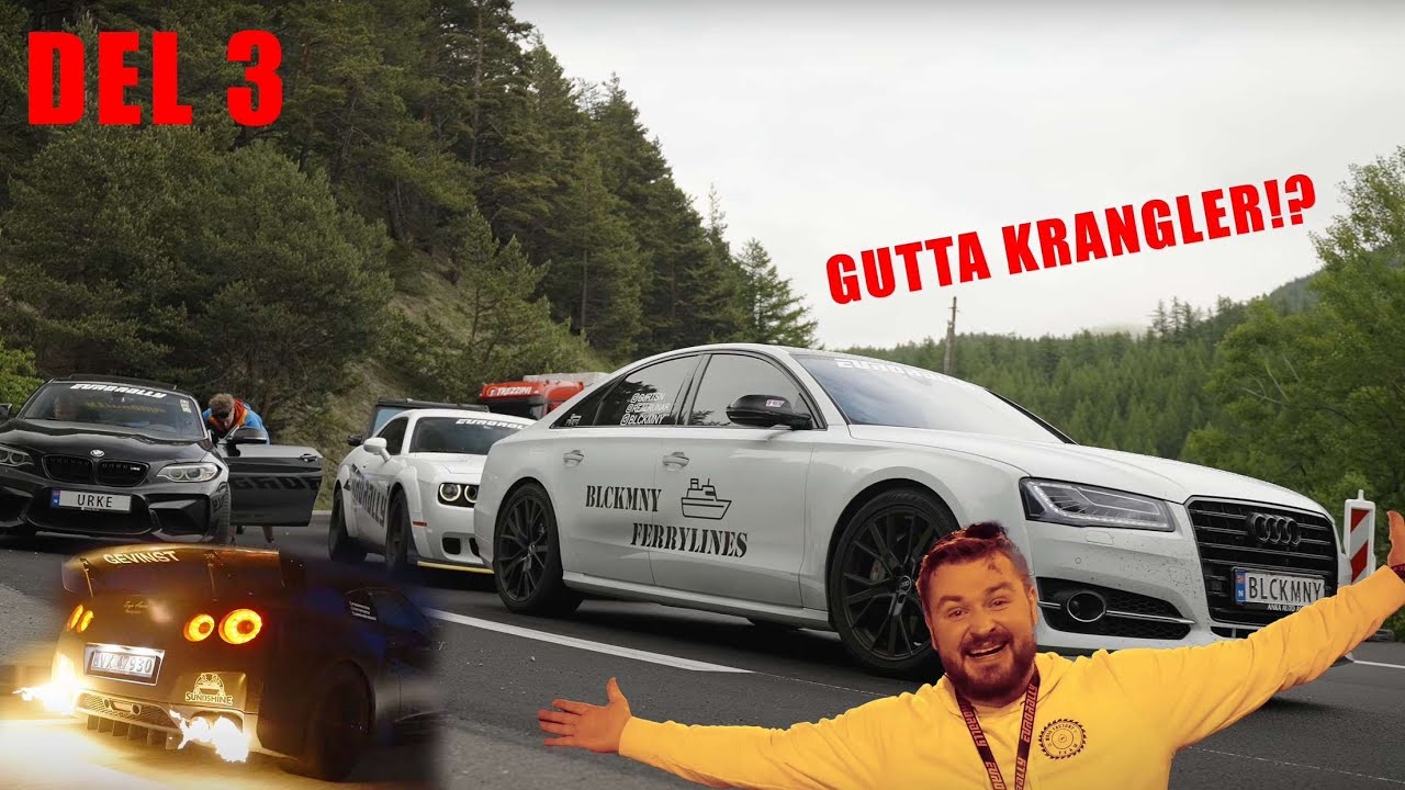 OVERRASKER SERVITØREN VÅR MED TUR I GTR! GUTTA KRANGLER! EURORALLY 2024! (DEL 3/3) / VLOG 199