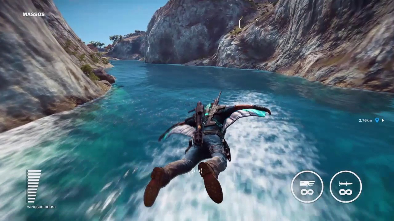 Just Cause 3 free roam jet pack wing suit