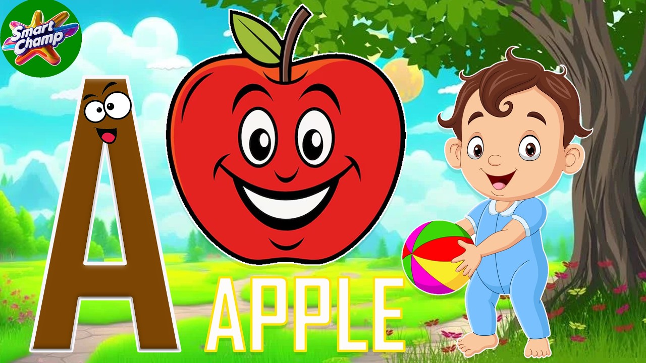ABC Phonics Song for Kids | Learn Letter Sounds A to Z with Fun Animation
