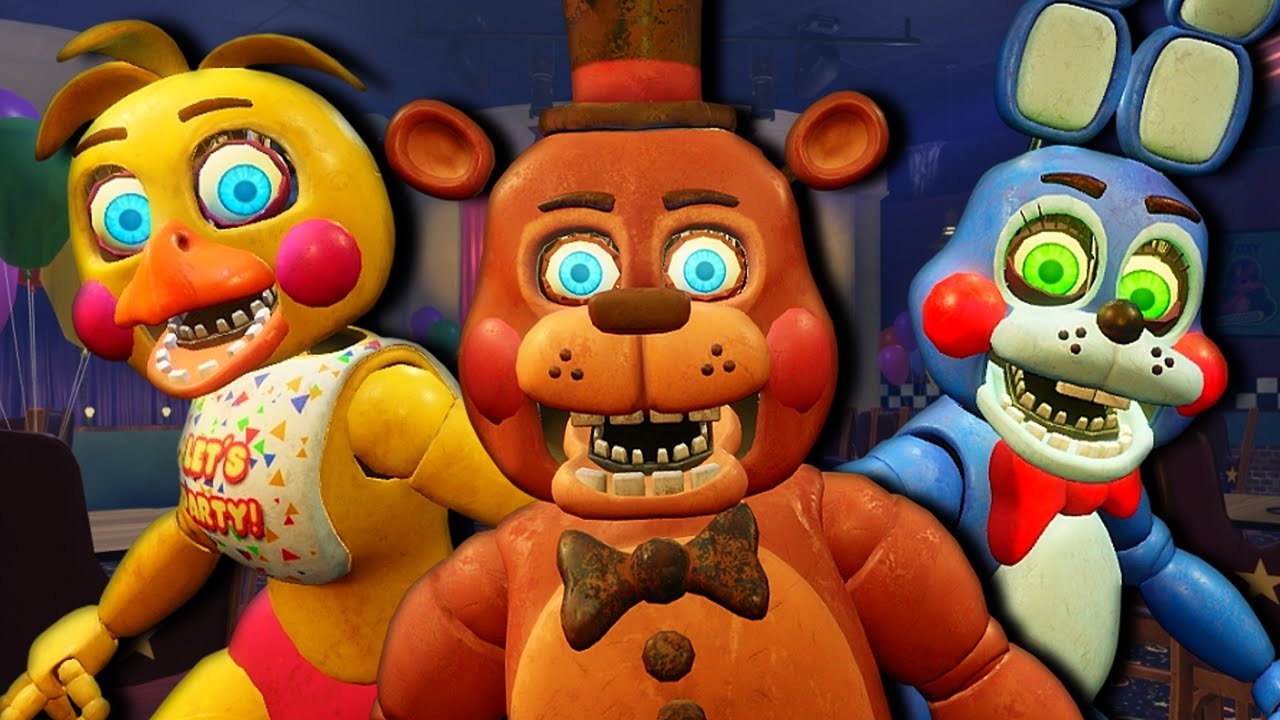 Играем за аниматроников из фильма FNAF 2 в Roblox!