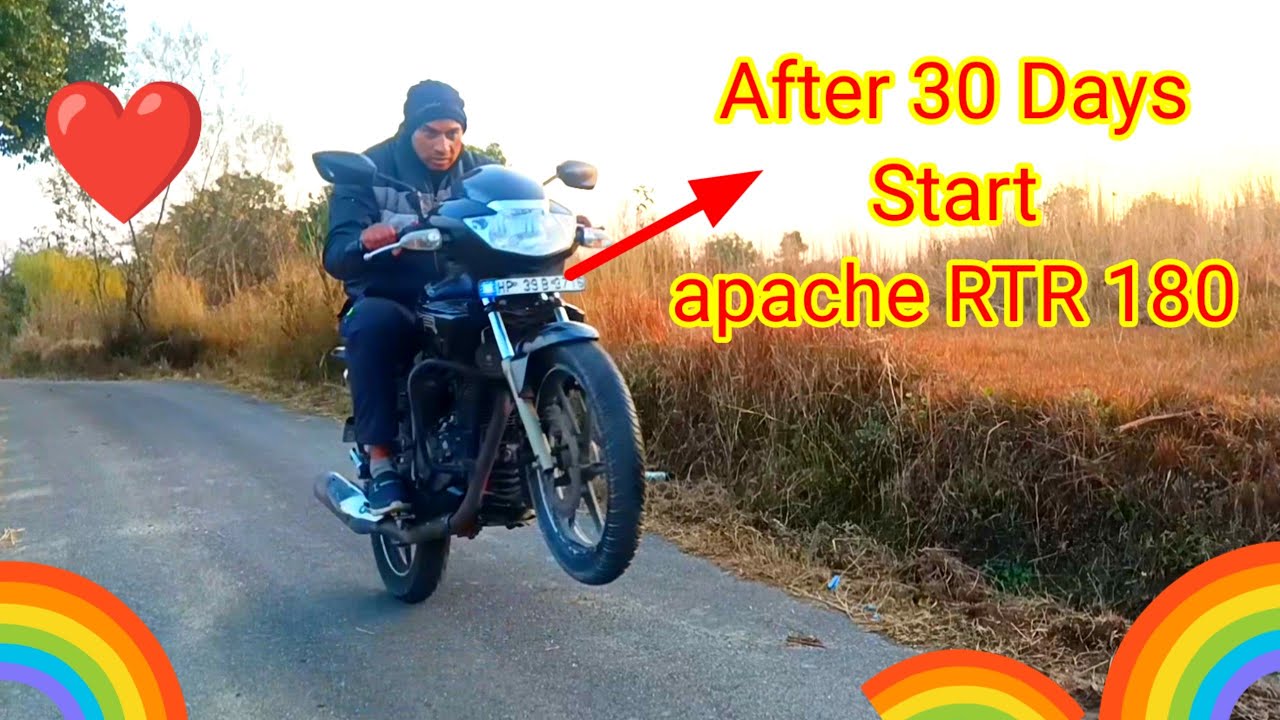 After 30 days Start Old Apache RTR 180🚨👹🔇apache RTR 180 After 30 days start. 