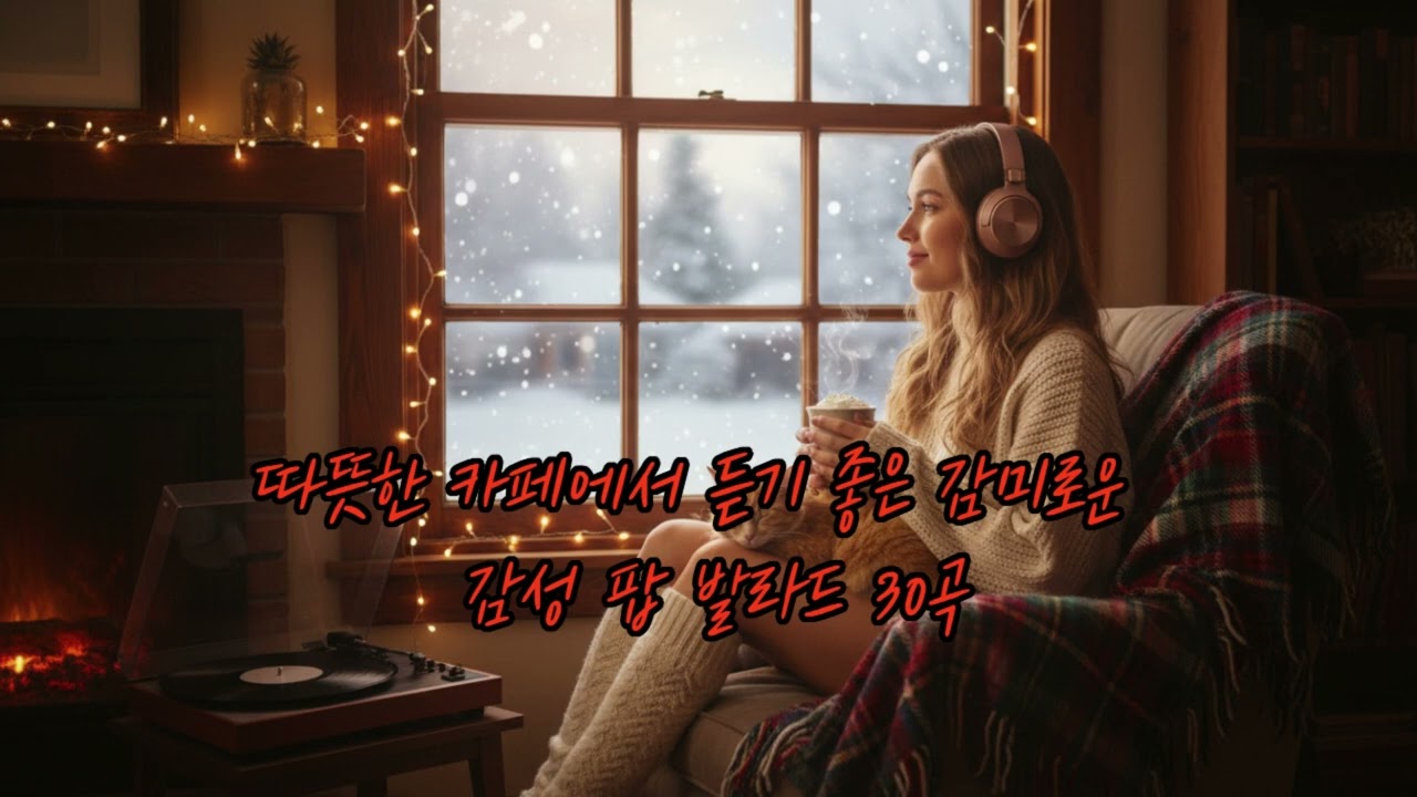 따뜻한 카페에서 듣기 좋은 감미로운 감성 팝 발라드 30곡