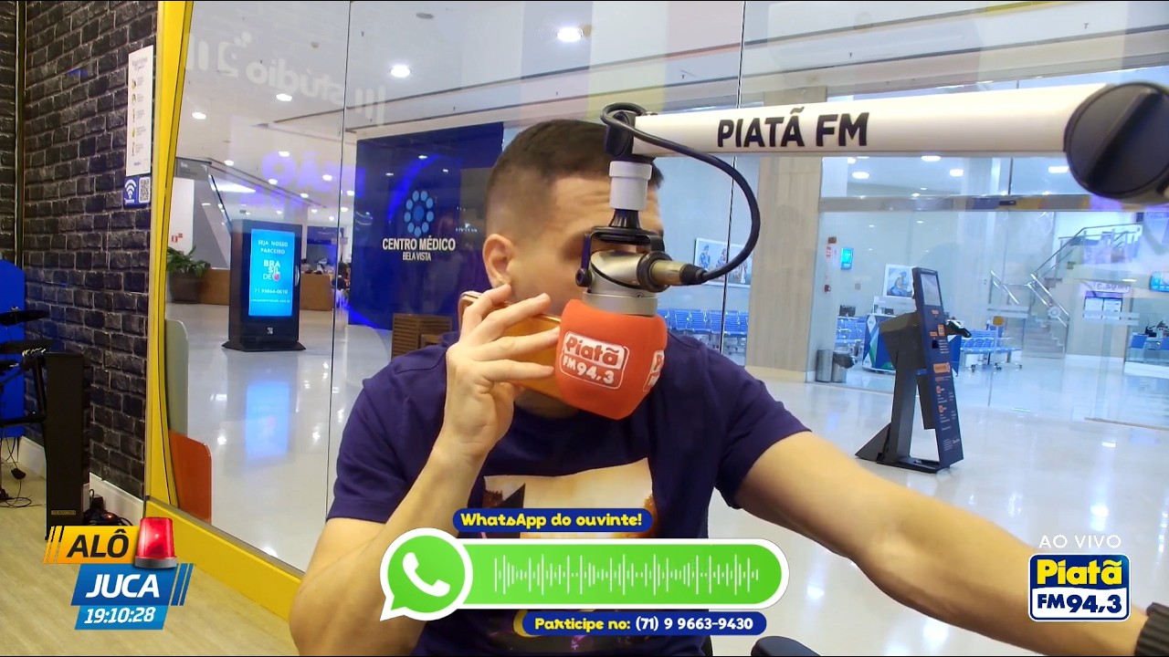 Alô Juca na Piatã FM • AO VIVO | Terça | 10.03.26