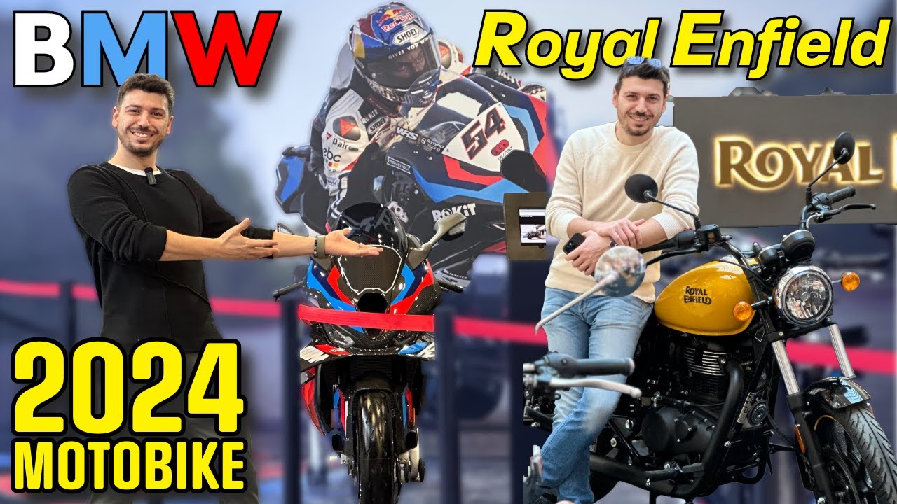 MOTOBIKE 2024 / BMW VE ROYAL ENFIELD STANDLARI /  M1000RR  M1000XR