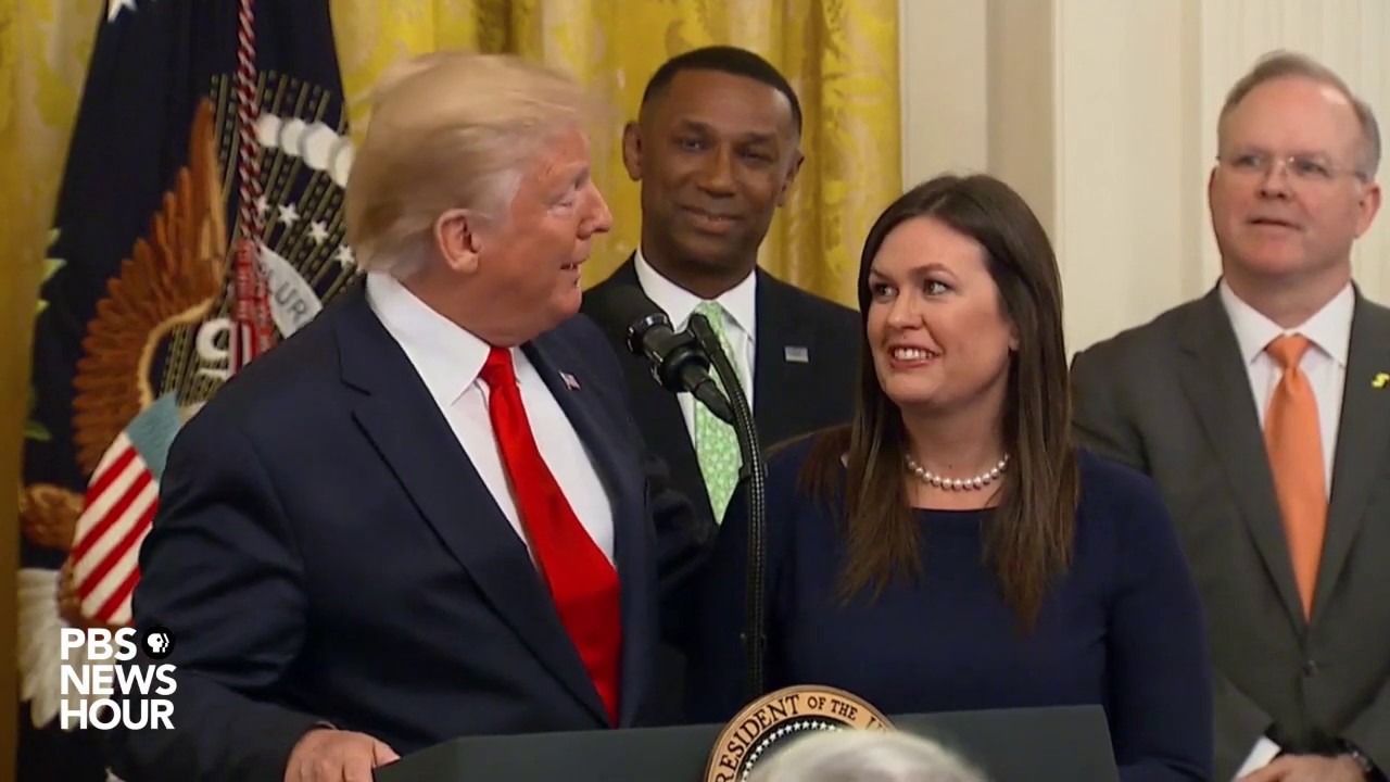WATCH: Sarah Huckabee Sanders speaks about leaving the White House