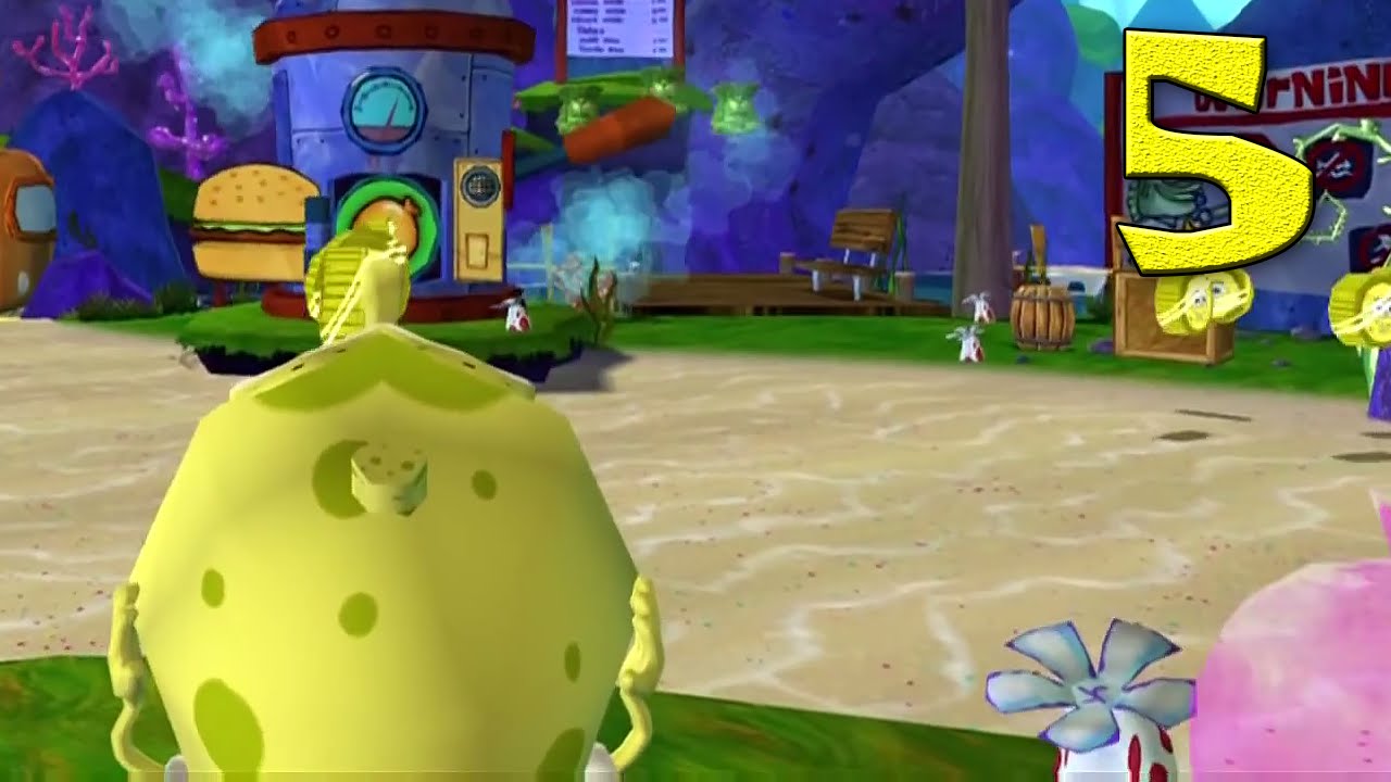SpongeBob: Truth or Square Playthrough Part 5 - Level Three