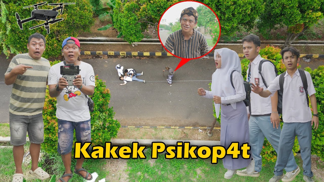DRONE MENANGKAP KAKEK  PSIKOPAT PEMBURU ANAK SEKOLAH