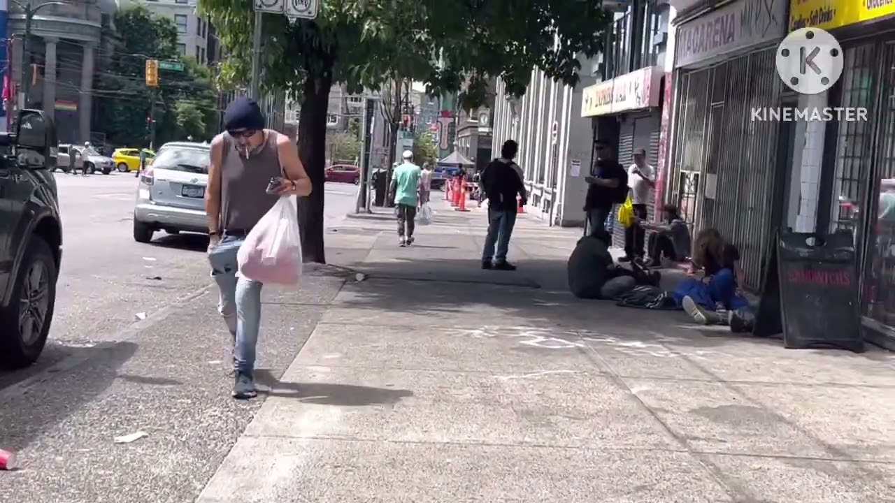 Vancouver DTES Canada[4k]#subscribe#viral