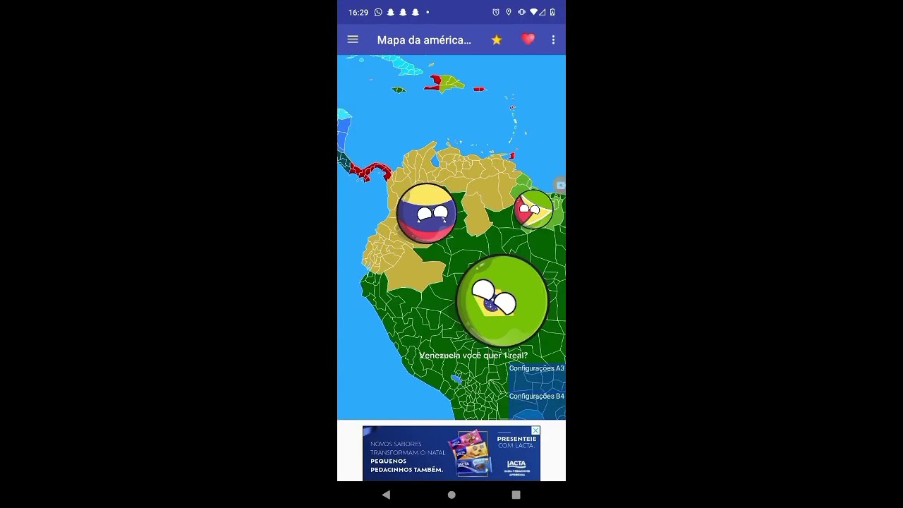 Compilado Eliminando países da América do sul até sobra apenas 1