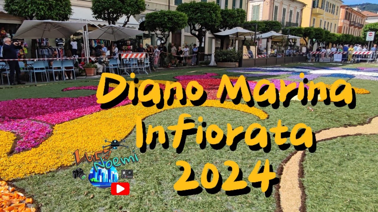 2024 | 🇮🇹 Infiorata Diano Marina (4K Drone)