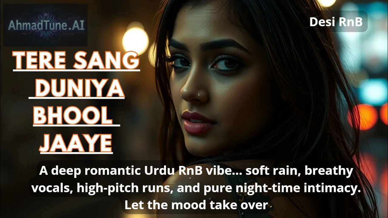 Tere Sang Duniya Bhool Jaaye &ndash; AhmadTune_AI | Deep Romantic Rain Mood | Urdu R&B