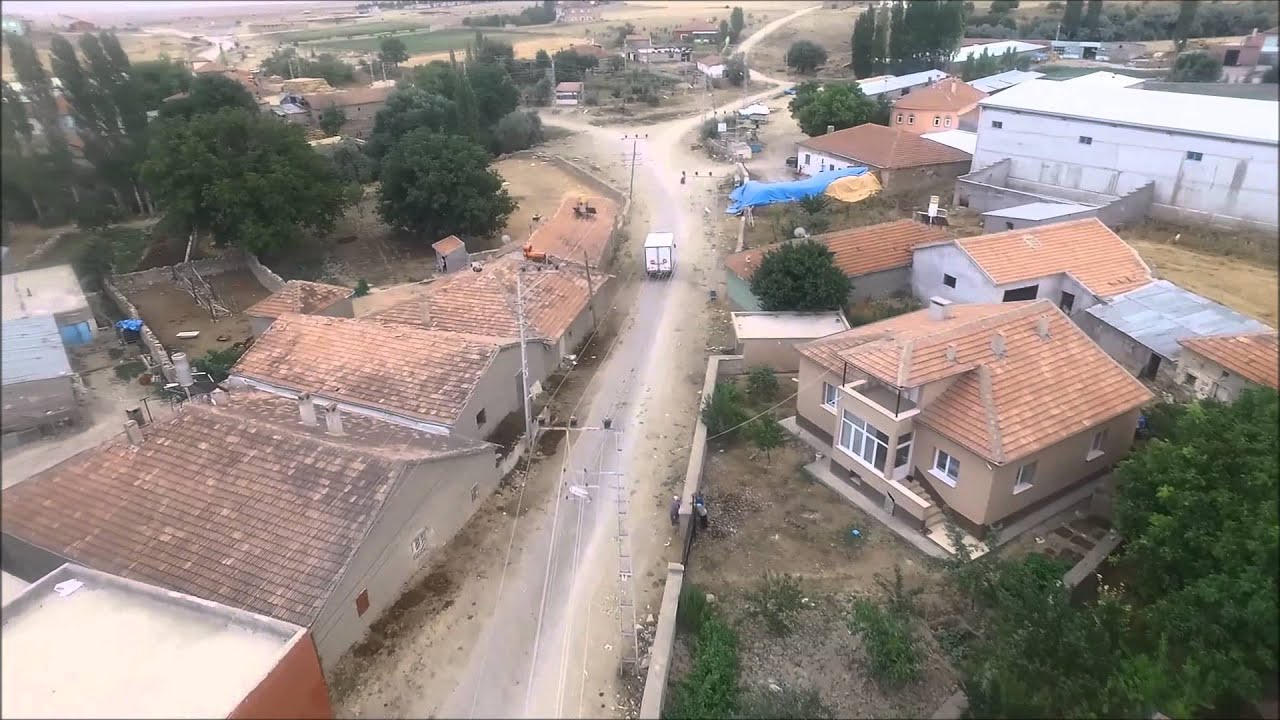 nevşehir avonos akarca kasabası havadan çekim...