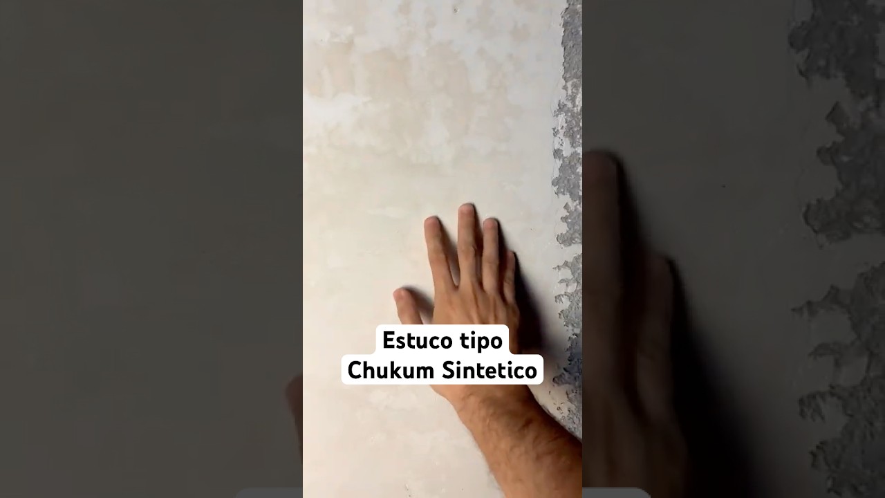 Estuco Chukum sintetico #construccion #arquitectura