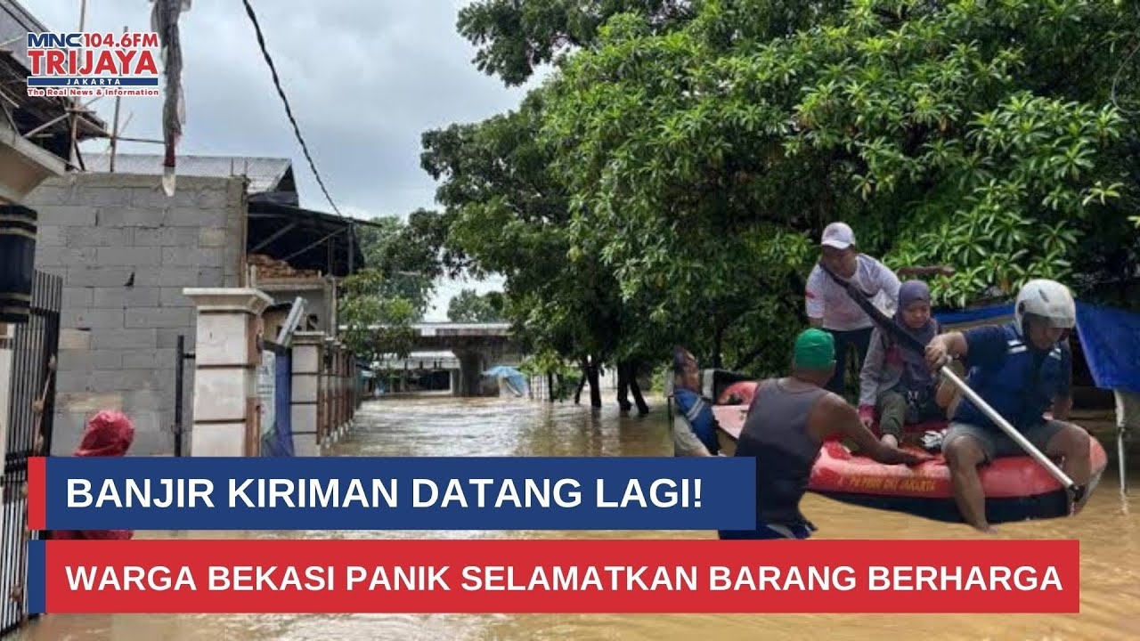 Bogor Hujan, Bekasi Tenggelam! Air Setinggi 1,5 Meter Rendam Ratusan Rumah I Trijaya Update