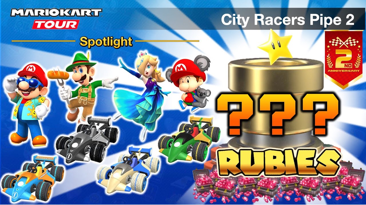 Pulling On City Racers Pipe 2 | Pipe Pulls | Mario Kart Tour