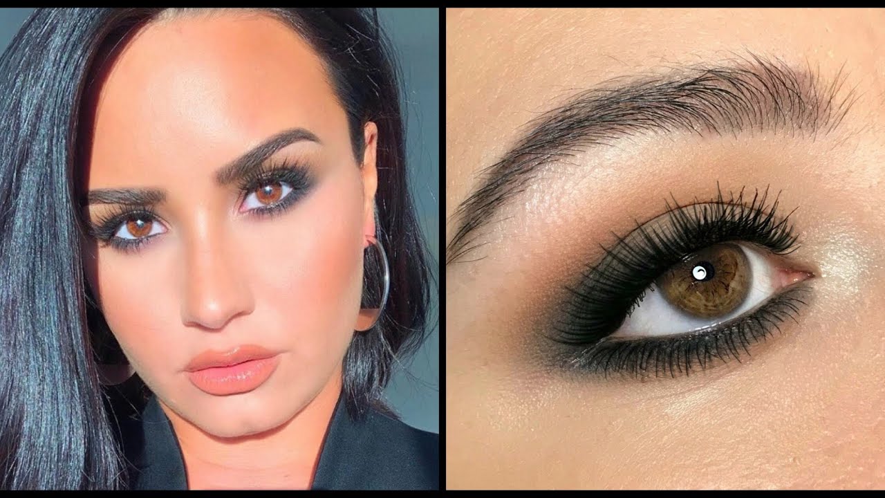 Demi Lovato MakeUp - Soft Smokey Eye 🖤🌬