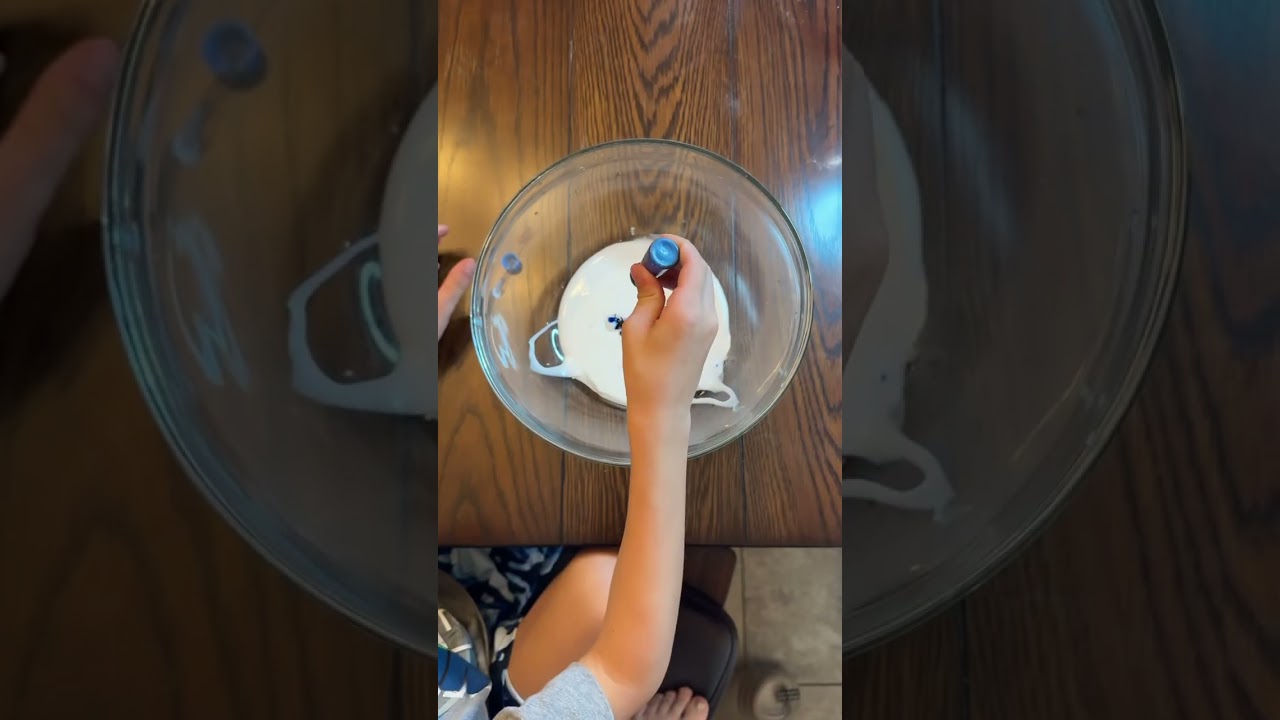Making slime at home! 