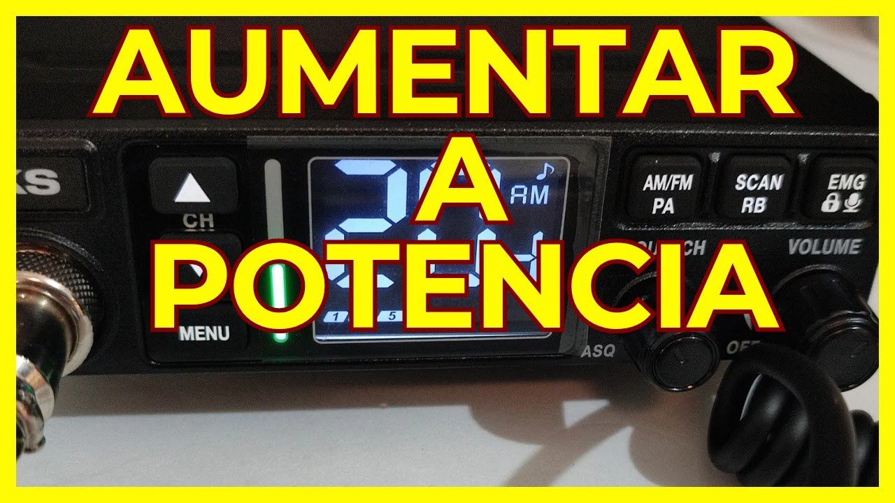 Modo de serviço radio PX TKS PX520XL (cuidado) como aumentar a potencia