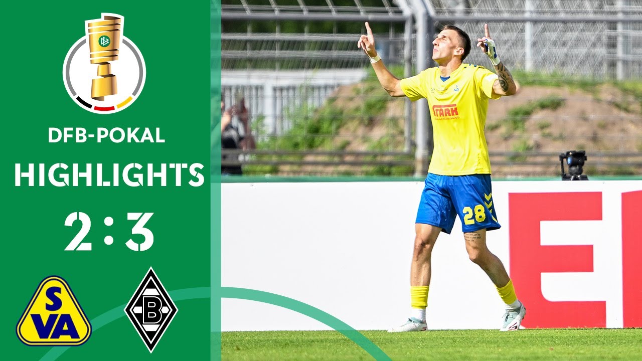 Surprise closely missed | SV Atlas Delmenhorst vs. Borussia M'gladbach 2-3 | Highlights | DFB-Pokal